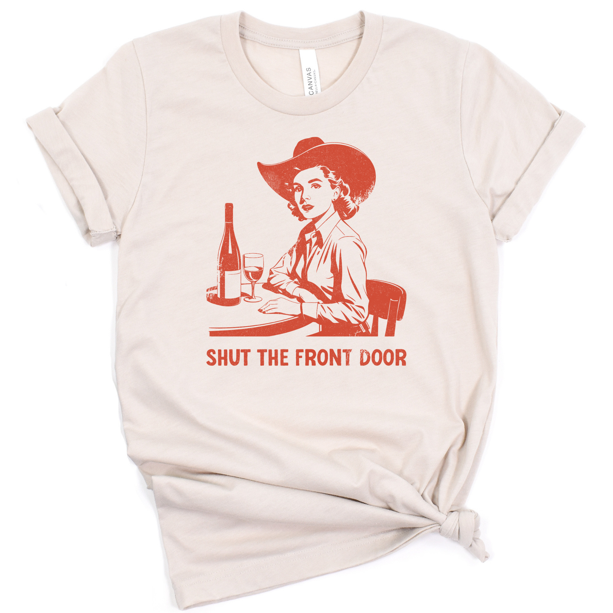 Shut the front door t-shirt