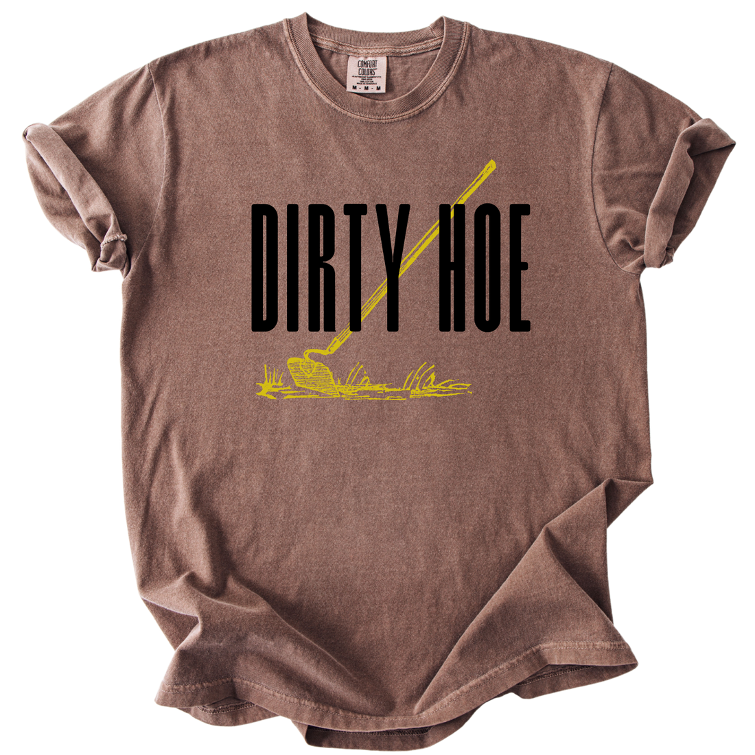 Dirty hoe garment-dyed heavyweight t-shirt