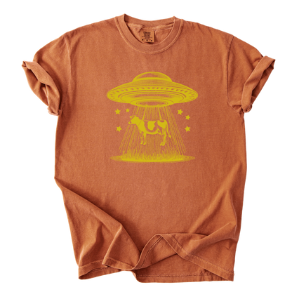 Until the Cows come home garment-dyed heavyweight t-shirt