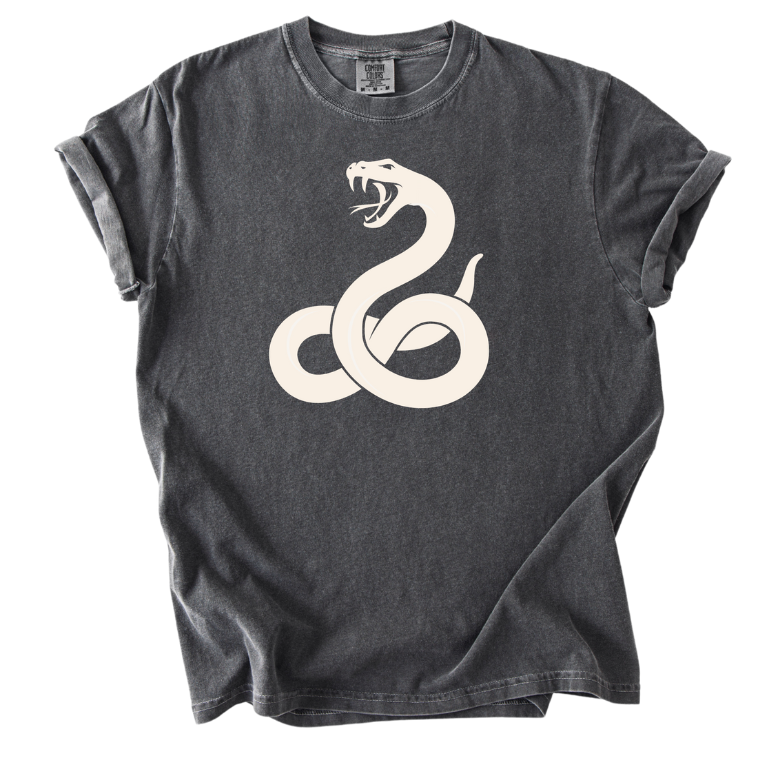 Snake garment-dyed heavyweight t-shirt