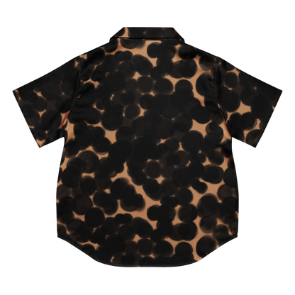 All-over print women’s short sleeve pajama top