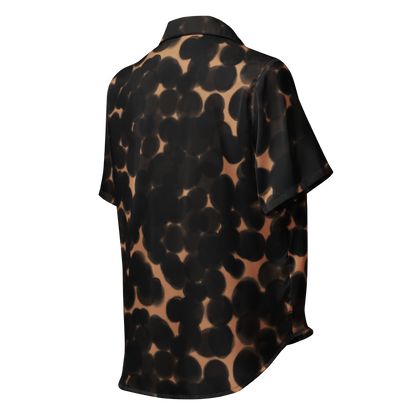 All-over print women’s short sleeve pajama top