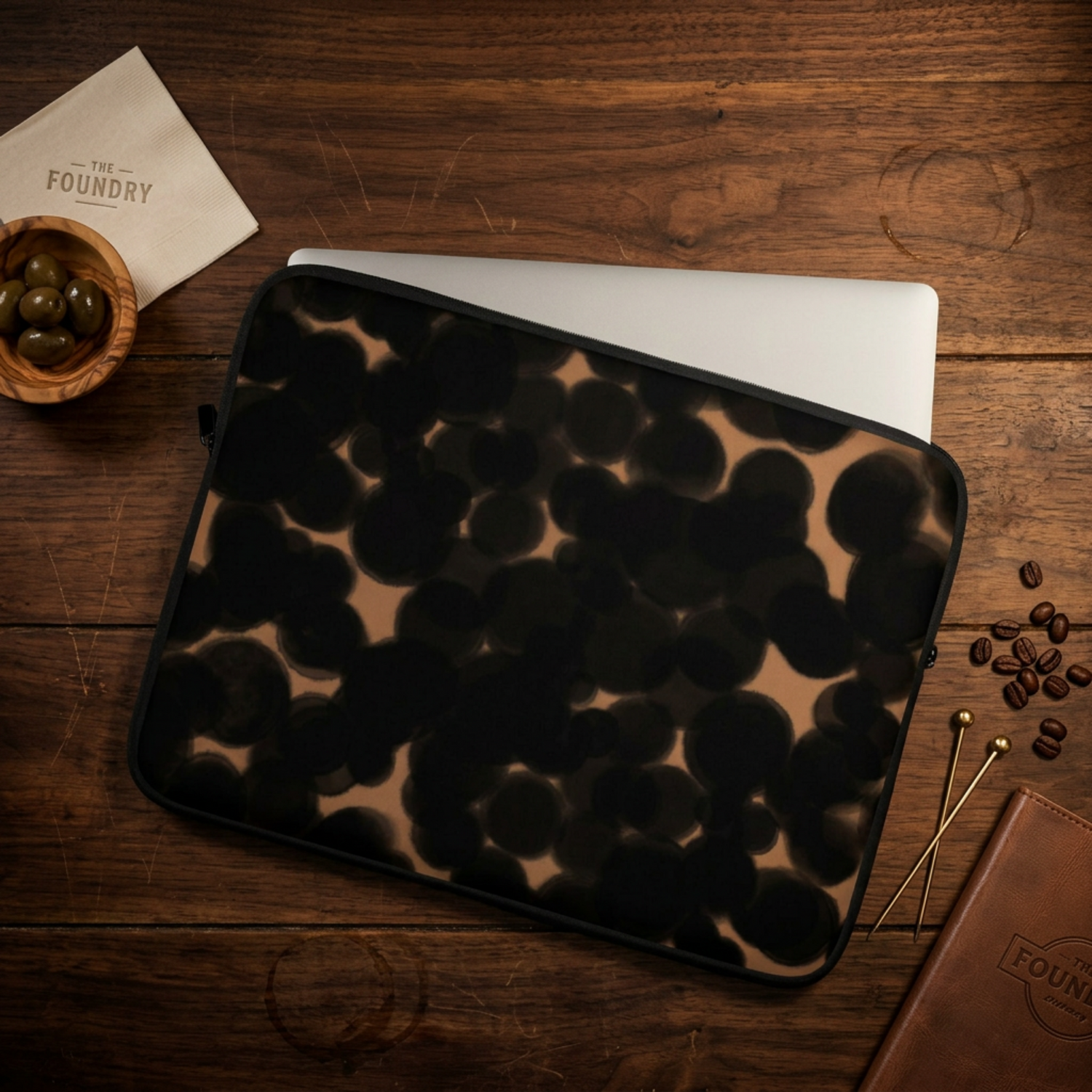 Oil stain Laptop Sleeve