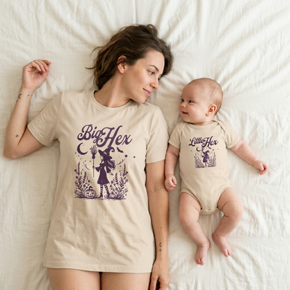 Big Hex Little Hex matching mommy and me tshirt, Mom&