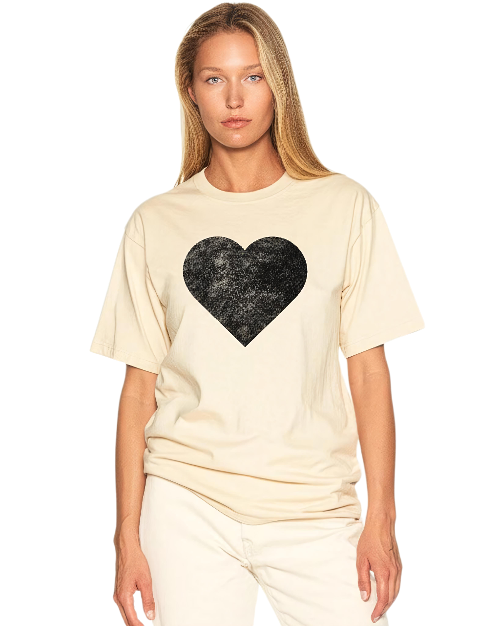 Black heart t-shirt
