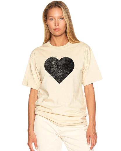 Black heart t-shirt