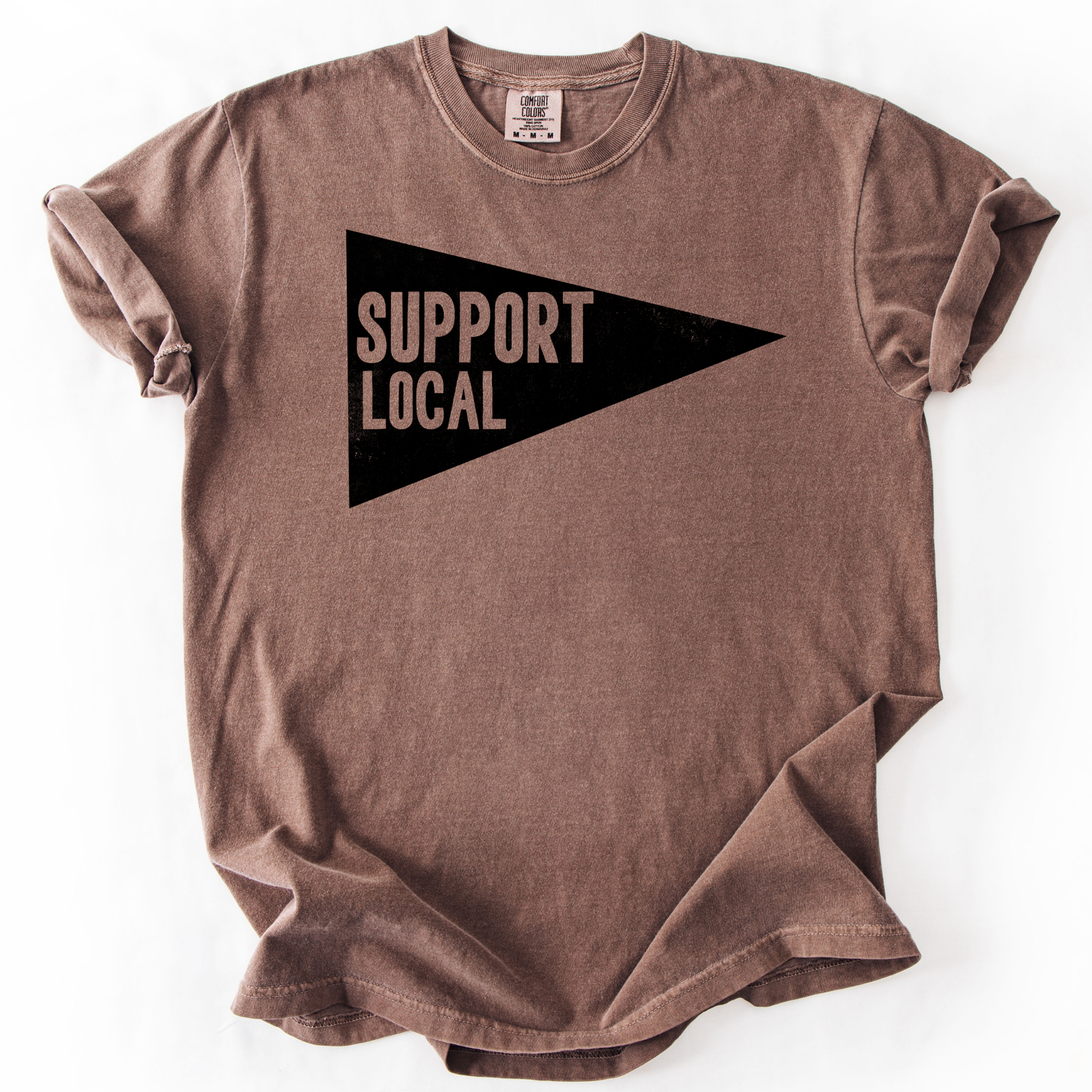 Unisex garment-dyed heavyweight t-shirt