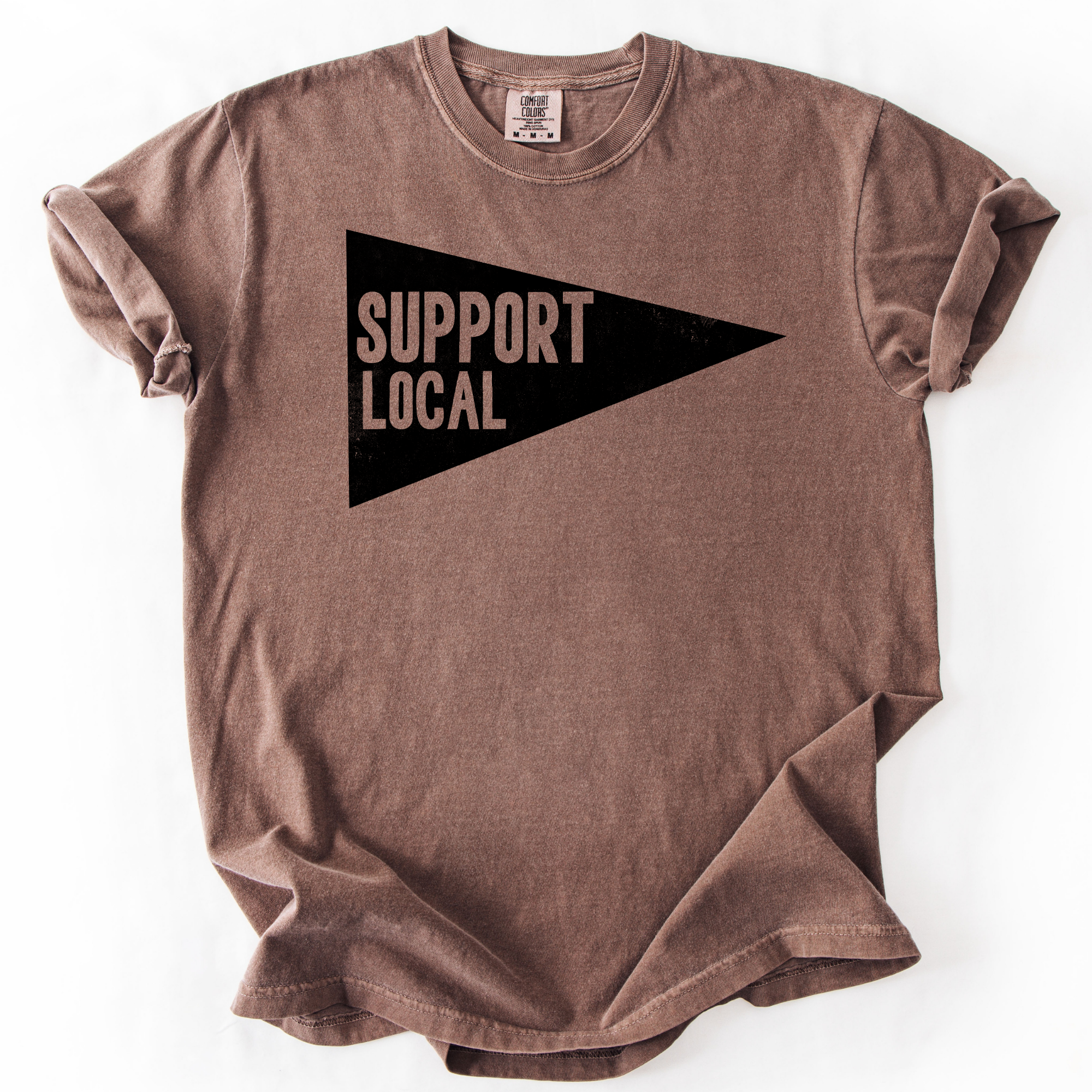 Unisex garment-dyed heavyweight t-shirt