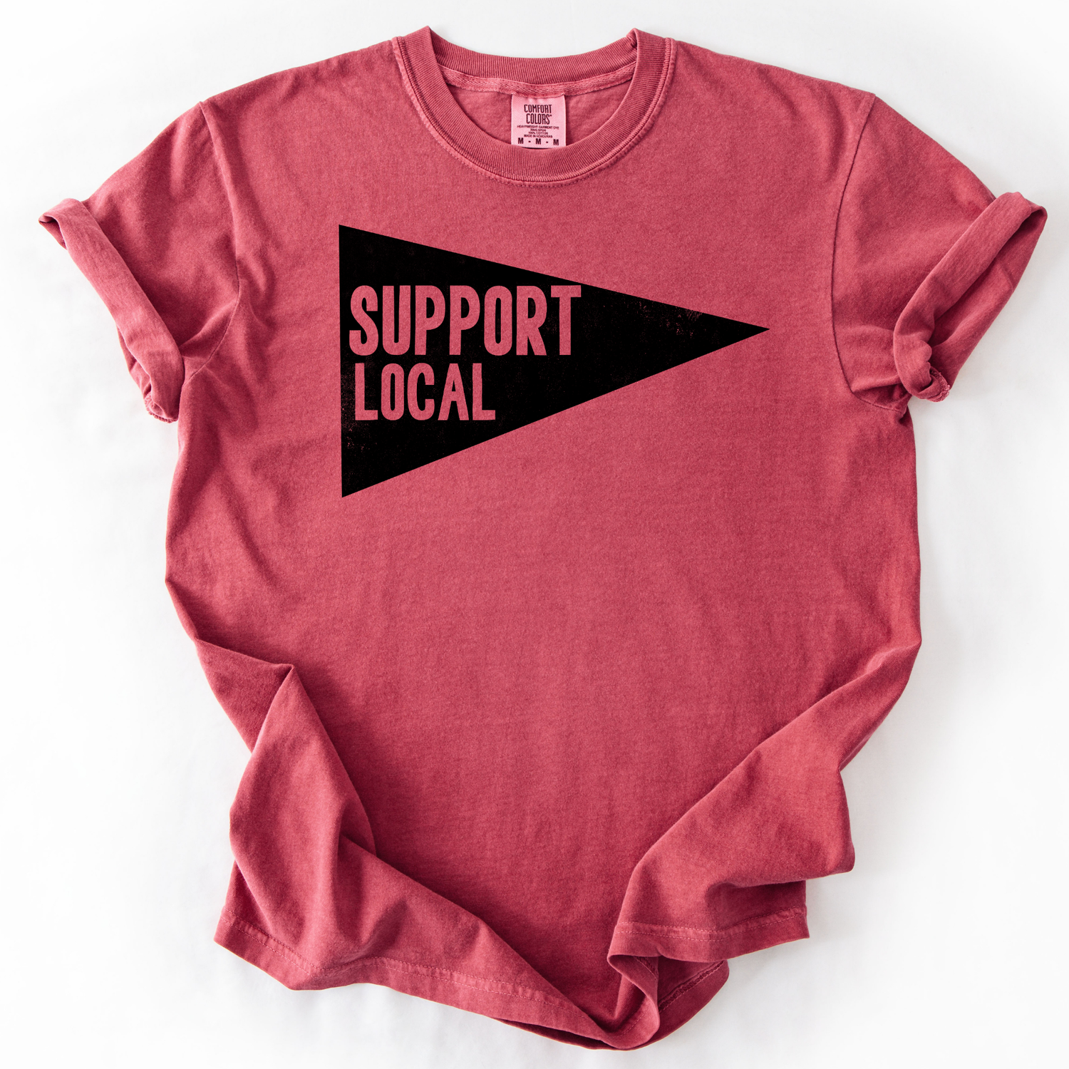 Unisex garment-dyed heavyweight t-shirt